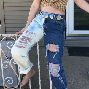 CUSTOM DISTRESSED JEANS